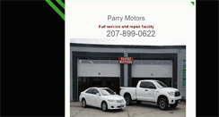 Desktop Screenshot of parrymotors.com