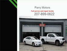 Tablet Screenshot of parrymotors.com